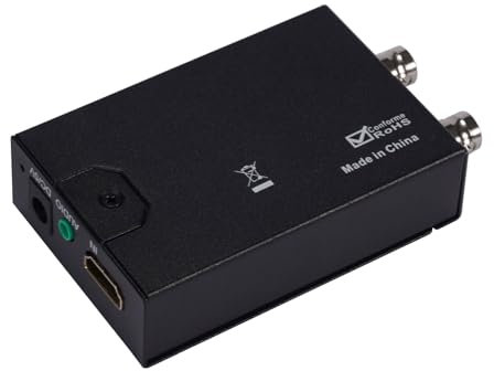 GAOFESA HDTV a BNC segnali convertitori adattatori per lettore Bluray e console di gioco con migliora la stabilità di elaborazione video