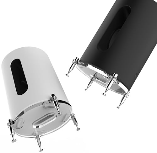 Stand Feet Pads,Stainless Steel Speaker Isolation Feet for Sonos Sub mini,Sonos Sub mini Stand, sonos sub mini Desk Stand,sub mini Floor Stand(Transparent)