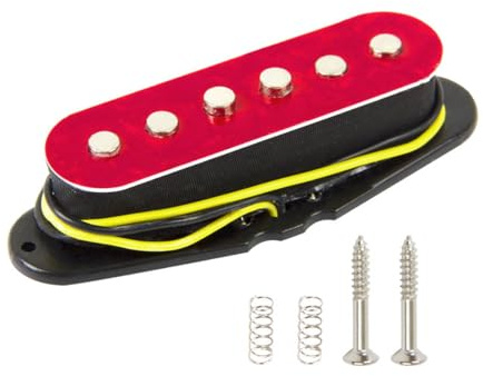 SHENGSUI Red Pearl Tele Pickup Single Coil Tele Neck Pickup Fit Fender Telecaster Pickups Part