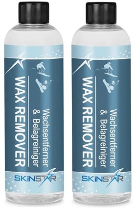 SkinStar Wachsentferner 2.0 PFAS-frei – Belagsreiniger für Ski & Snowboard – Wax Remover 1 Liter – Professioneller Reiniger für Ski- und Snowboardbeläge