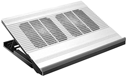 Computer Cooler Laptop Cooling Pads Aluminum Alloy12-17 Inch Notebook Cooler Stand Mat 2 Port USB Laptop Fan Stand Ultra-quiet