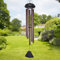 SUREH Windspiel für den Außenbereich, groß, tiefer Ton, 91,4 cm lang, mit 5 Metallröhren, großes Musik-Windspiel, Hof, Garten, Zuhause, Raumdekoration
