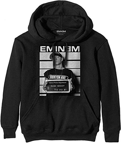 Black Eminem Unisex Pullover Hoodie Arrest Official