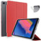N NEWTOP Cover Compatibile per Samsung Galaxy Tab A 2019 T290-T295 da 8, Custodia Flip Smart Libro TPU Back Front Ultra Sottile Leggera Stand Supporto Funzione Wake/Sleep Simil Pelle (Rossa)