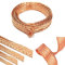 Cable de Cobre Desnudo 1m 6mm Plano Trenza para Desoldar - Alambre de Plomo y Tierra