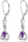 Ohrringe Silber 925 Hängend Damen Unendlichkeit Infinity Mit Zirkonia Kristall,schmuck Für Frauen