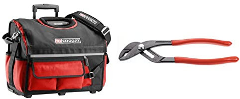 FACOM BS.R20PB BS.R20PB Trousse à Outils Trolley Dimensions (L x H x P) de 550 x 440 x 360 mm Polyamide, Red & 170APB Pinces Multiprises Standard