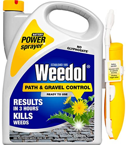 Weedol Path & Gravel Weedkiller with Power Sprayer, Ready to Use, 5L