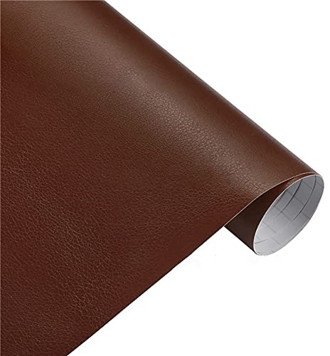 Selbstklebend Vinyl Autofolie, 30cmx152cm Auto Folie Selbstklebend Wasserdichter Auto Schutz Folie Vinyl Wrap Lackschutzfolie DIY Folie Autoaufkleber für Auto/Fahrrad/Motorrad DIY,Braun