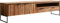 DELIFE TV-Board Nook Sheesham Natur 200 cm 2 Türen 2 Schübe Lowboard