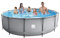 Happy People Stahlrahmenpool-Set, 450x106cm, Grau