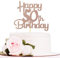 Sotpot Rose Gold Glitter 50 Cake Topper, 50th Birthday Cake Decorations for Birthday Party Anniversary Party Supplies