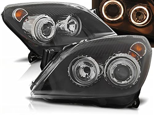 Tuning-Tec Anlge Eyes Scheinwerfer in schwarz für Opel Astra H 2004-2009