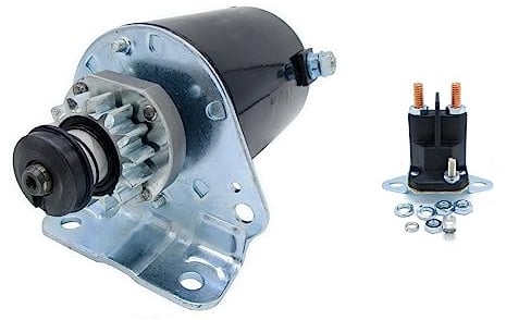 Anlasser mit Magnetschalter für Briggs & Stratton mit 14 Zahn Stahlritzel 282H07