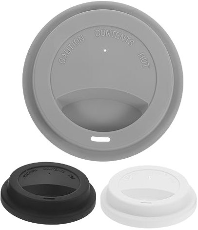 BESTonZON 3pièces Lot De Couvercles De Tasse Silicone Réutilisables Couvercles Universels Pour Mug Résistants Chaleur Accessoires Pratiques Pour Maison Couverture Anti-poussière