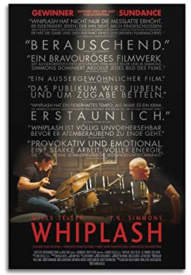 xze Whiplash Filmposter Zimmer Dekorative Leinwand Poster Ästhetisches Poster Druck Wandkunst Dekor Poster 40 x 60 cm Unrahmen