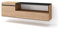 Skraut Home | Mobile TV Soggiorno | Ampio spazio a disposizione | 150x45x35cm | Per TV fino a 65 | Sospeso, da appendere | Stile moderno | Rovere e nero