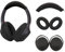 Adhiper 3er-Set Schutzhüllen für Sony WH-1000XM4 WH-1000XM3 Kopfhörer, Ohrpolster-Abdeckung, Ohrpolster, Kopfband-Abdeckung, Kopfbandschutz, schweißfest, weiches Silikon-Kopfhörer-Zubehör (schwarz)