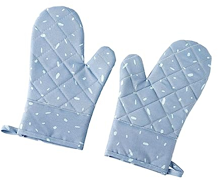 MAGICLULU Hitzebeständiger Handschuh Paar Ofenhandschuhe isolierter Handschuh isolierte Handschuhe Rutschfester Silikonhandschuh mikrowellenhandschuh verdicken Handschuhe gegen Verbrühungen