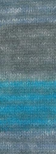 LANA GROSSA Silkhair Print | Feines Lace-Garn aus Superkid Mohair mit Seide | Handstrickgarn aus 70% Mohair (Superkid) & 30% Seide | 25g Wolle zum Stricken & Häkeln | 210m Garn FB 432