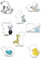 SuKeYuan 8 Pcs Cartoon Animal Cookie Cutters Stainless Steel Fondant Molds DIY Baking Pastry Cutters for Pastry, Bread, Sandwich