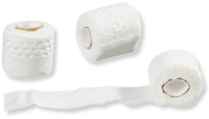 NEU Miniatur Toilettenpapier für Wichtel/Geldgeschenke, ca. 1 cm, 10 Stück