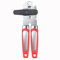 KYDIFS Abrelatas y abrebotellas para zurdos, utensilios de cocina para zurdos y adultos (rojo)