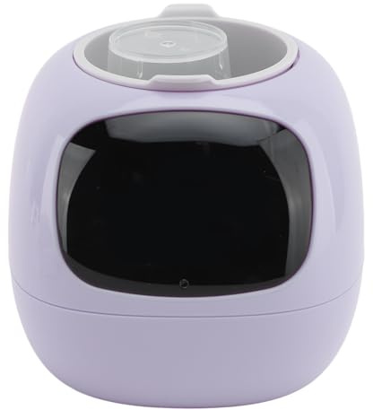 Riuulity Customizable Smart Plant Pot with AI Integration for All Plant Types Smart Planter Robot for Xmas Choice (Purple)