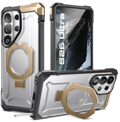 SUPCASE für Samsung Galaxy S26 Ultra Hülle mit Ringhalter Slim Case, Desert | Premium Schutzhülle (Unicorn Beetle Grip) [Kompatibel mit MagSafe] Magnetisch Handyhülle Backcover für S26 Ultra 6.9''