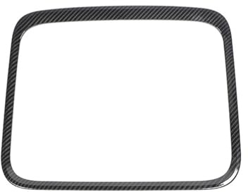 Mittelkonsole Verkleidung Für Dodge Für RAM 1500 2012-2017 ABS Carbon Fiber Car Center Console Storage Rahmen Dekoration Abdeckung Innen(Carbon Fiber Grain)