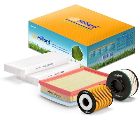 Millard Filters MZ-3364 Kit filtri. Per Citroën Berlingo/C5 Aircross, Peugeot 3008/5008/Rifter/Partner, Opel Combo. Motori diesel 1.5 Blue HDi