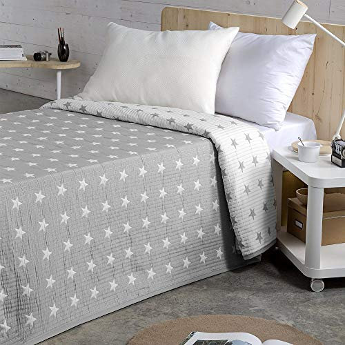 VIALMAN Colcha Sofia 10 Cama 105 (200X270) Gris C.20