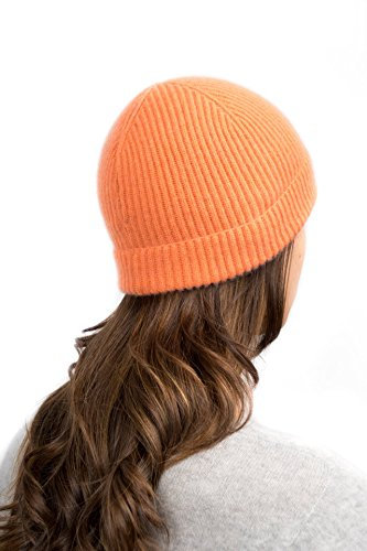 Dalle Piane Cashmere - Hut aus 100% Kaschmir - für Mann/Frau, Farbe: Orange, Einheitsgröße