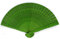 Wooden Hand Fans Colour Dyed Spray Painted Natural Wood Chinese Folding Fans (Dark Green)