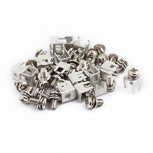 Aexit 25 pz PCB-11 Morsetto a vite con filettato M4 con viti tonde distanziali ID: 578156