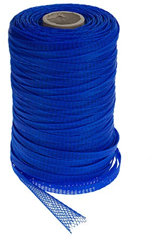 HaGa® 300 m Verpackungsnetz Netzschlauch Schutznetz Ø 15-25 mm blau | Oberflächenschutznetz | Netzbeutel | wiederverwendbar | Meterware