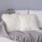 YDFYX Federa Cuscino,in Lana Artificiale Fodera per Cuscino, Super Soft Fodera per Cuscino in Pelle Deluxe Home Decor Decorativo Camera da Letto Federa Divano (2Pcs Bianco, 45X45 cm)