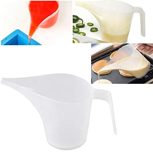 Fasloyu Pichet gradué Blanc translucide 1 l, blanc