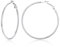 Suplight Creolen 50mm Damen Ohrringe Edelstahl Geometrische Runde Kreis Ohrringe minimalistische Ohr Piercing Ohrschmuck für Frauen Mädchen Geburtstag Weihnachten