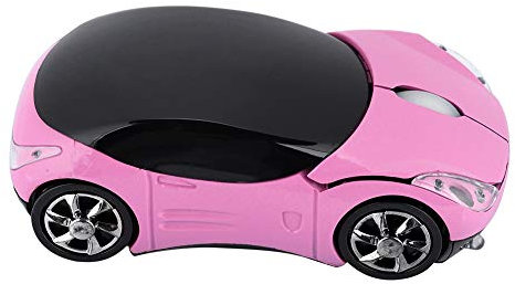 Kabellose Maus, 2,4-GHz-Maus Drahtlose Maus, Sportwagen Design, Hochpräzise Optische Maus - 1600DPI, Gaming-Mäuse USB Empfänger für PC Laptop Computer