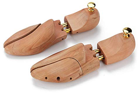 Molinter Schuhspanner Schuhdehner Schuhweiter Schuhstrecker aus Buchenholz Metall für Herren Damen 1 Paar (35/36)