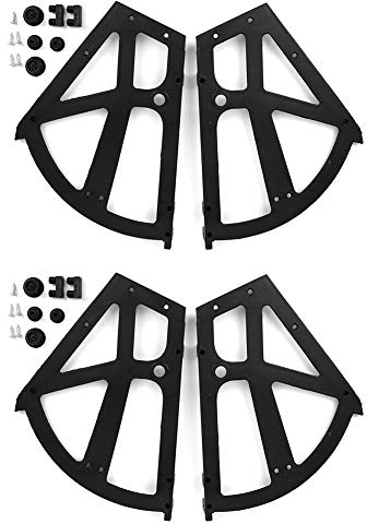 Fockety Praktische Kunststoffschuhe Kabinett Scharnier Rack, Schuhschrank Drehscharnier, 4Pcs / Set für Home Storage Möbel Scharniere Hotel Storage Cabinet Scharniere