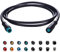 baluoqi Verlängerungskabel 5Pin wasserdichter Stecker für elektrisches Fahrrad Licht/Gas/Ebrake/Ebike Teile Verlängerungskabel (5pin, 80cm)