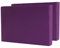2er Set Spannbettlaken - Serie Maya Doppelpack Spannbetttuch für Matratzen bis 20cm - 90x200cm | 100x200cm, Dunkellila, 100% Baumwolle, hochwertige Verarbeitung, mit Gummizug