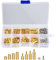 Distanziale Esagonale in Ottone M2.5 Maschio Femmina Standoff Viti e Dadi in Acciaio Inossidabile Assortimento Kit con Scatola Portaoggetti 180 pezzi