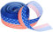 VALICLUD 1 Rolle USA Flagge Band Stoff Verpackung Band Patriotischen Unabhängige Tag Handwerk für DIY Kranz Bögen Trimmt Haar Zubehör 2. 2Cm Breite