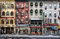 VLIES Fototapete-NEW YORK-(PF6617)-300x223 cm-Manhattan Brooklyn Bridge Times Square USA Amerika Insel Fluss Skyline Panorama Vintage Retro Dekor XXL Wandbild Poster Moderne Tapete