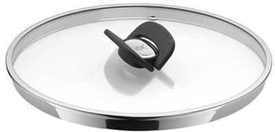WMF Click&Serve Couvercle de casserole empilable avec couvercle en verre et poignées papillon Passe au lave-vaisselle 26 cm