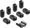 Aiqeer 8 Stück Ferrite Ring Cores, Ferrit Ringkern Cable-Clip, RFI EMI Entstörfilter Ferritfilter, Klappferrit Ferritkern, Anti-Interferenz Hochfrequenzfilter (7 mm Innendurchmesser)