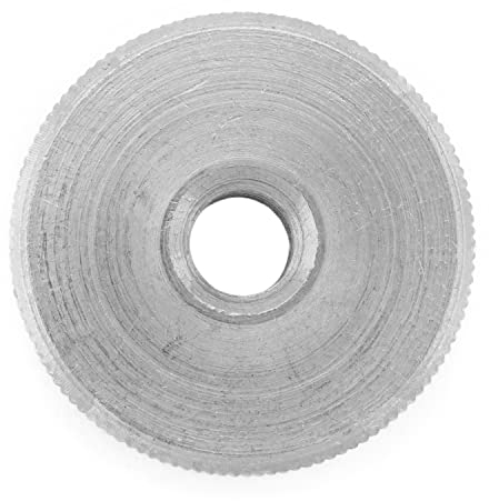 Techtanium® Rändelmuttern [niedrige Form] M8 aus Edelstahl A1 (2 Stück) | Ziermuttern | Flachmuttern | DIN 467